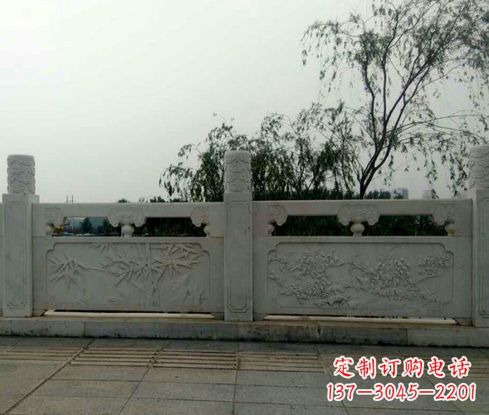 嘉兴大理石景区栏板石雕 (3)