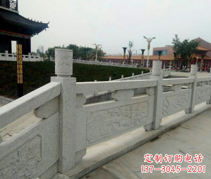 嘉兴大理石景区栏板石雕_1