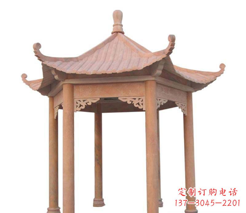 嘉兴大理石六角凉亭