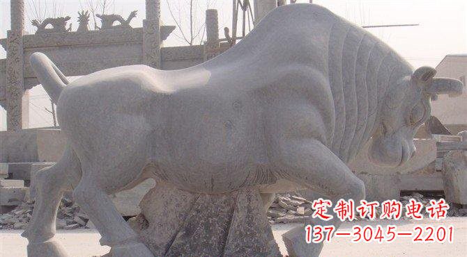 嘉兴大理石牛雕塑——让你家里充满独特艺术气息