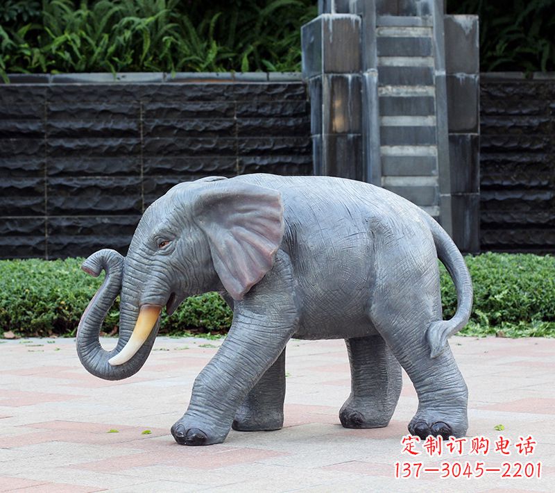 嘉兴精美大象石雕