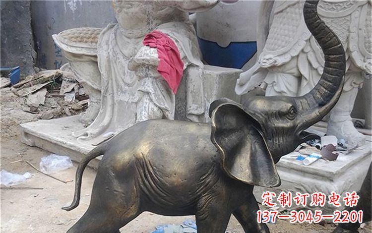 嘉兴精美大象铜雕
