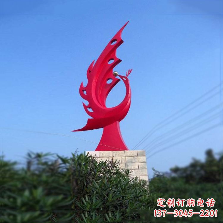 嘉兴凤凰不锈钢雕塑