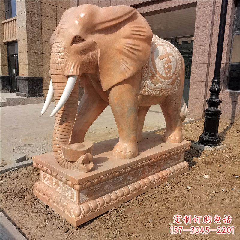 嘉兴大象石雕——辟邪守护