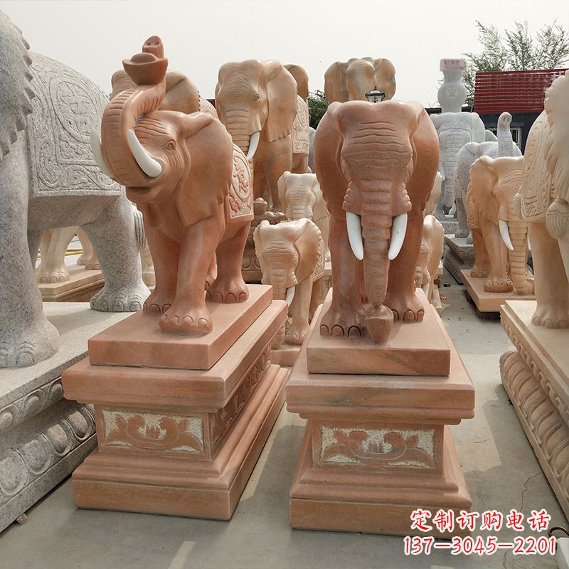 嘉兴山石大象雕塑