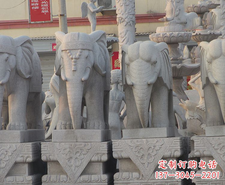 嘉兴大象雕塑——唤醒古老传统的精美石艺