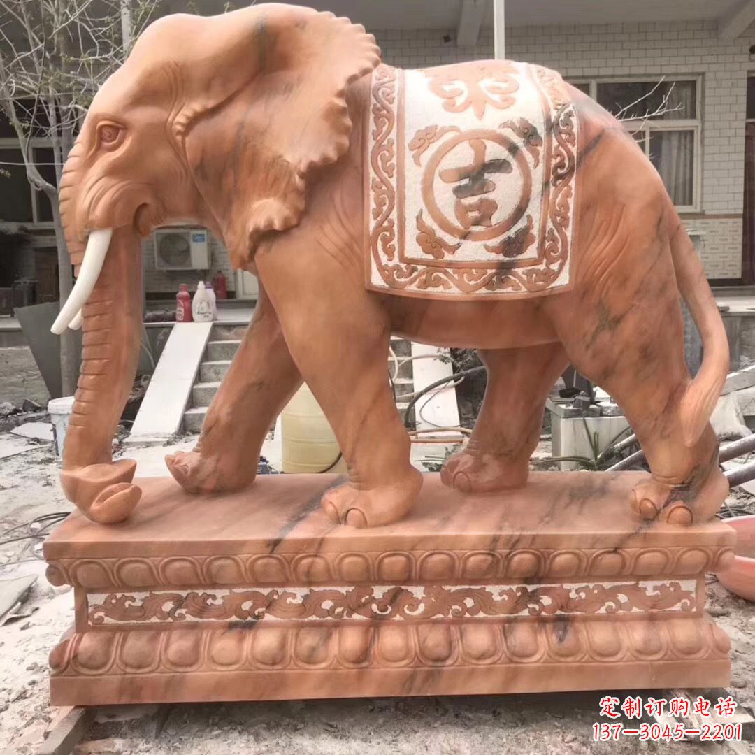 嘉兴欣赏传统工艺精湛的大象雕塑