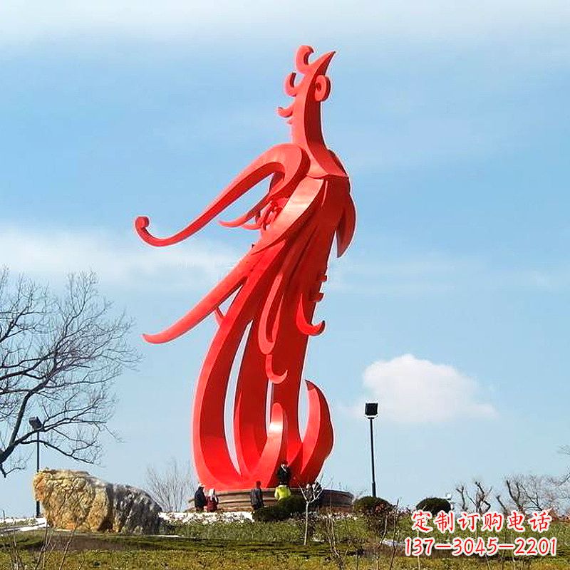 嘉兴凤凰不锈钢雕塑,增添景区魅力