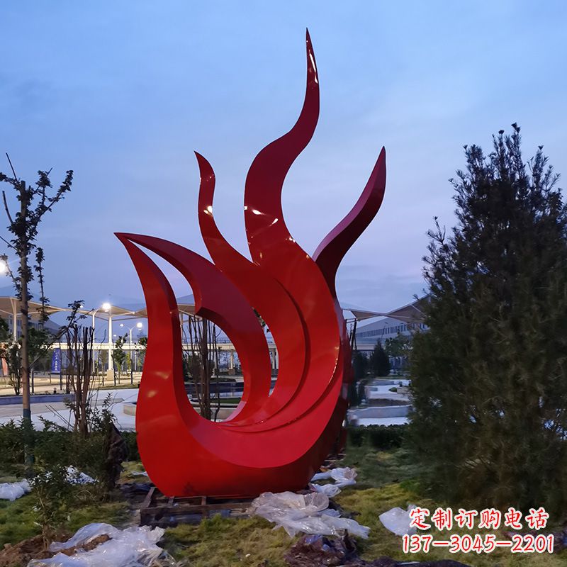 嘉兴精致工艺大型不锈钢凤凰雕塑
