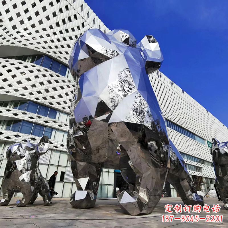嘉兴优雅可爱的面部狗雕塑