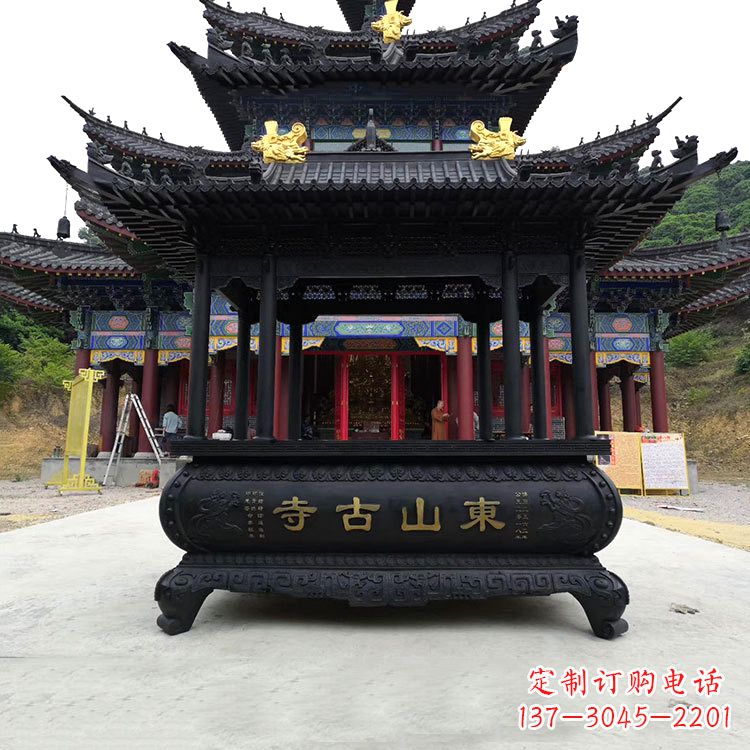 嘉兴大型寺庙香炉雕塑