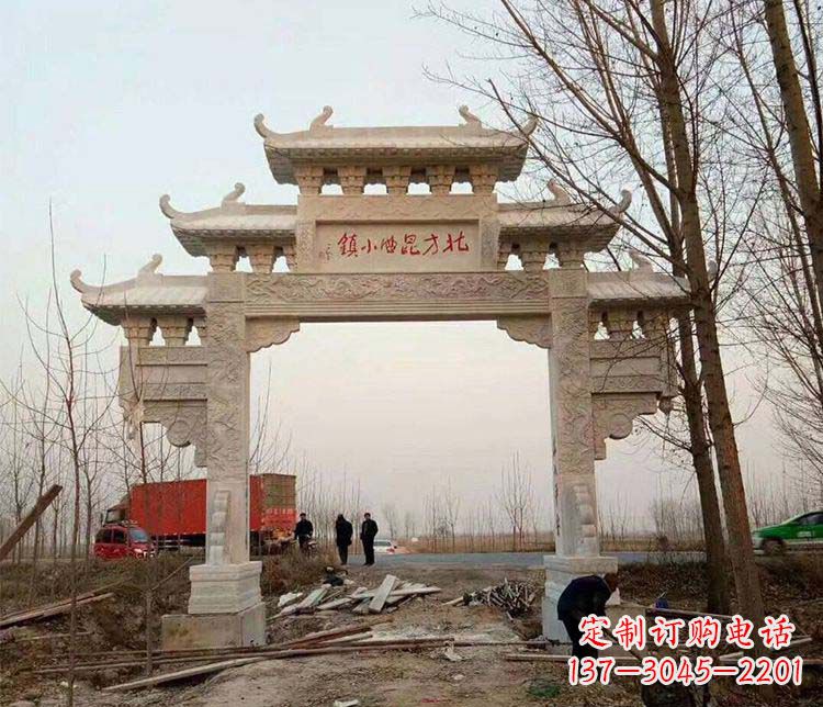 嘉兴大理石牌坊石雕