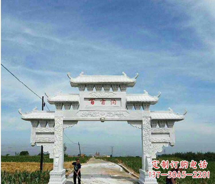 嘉兴西方风格石牌坊石雕