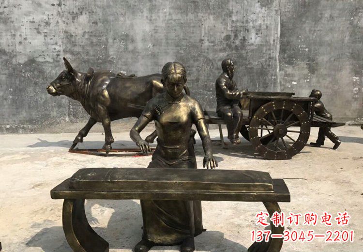 嘉兴精美绝伦的古筝铜雕