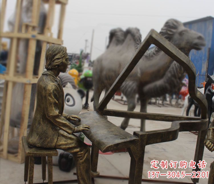 嘉兴钢琴铜雕——表达艺术之美的完美融合