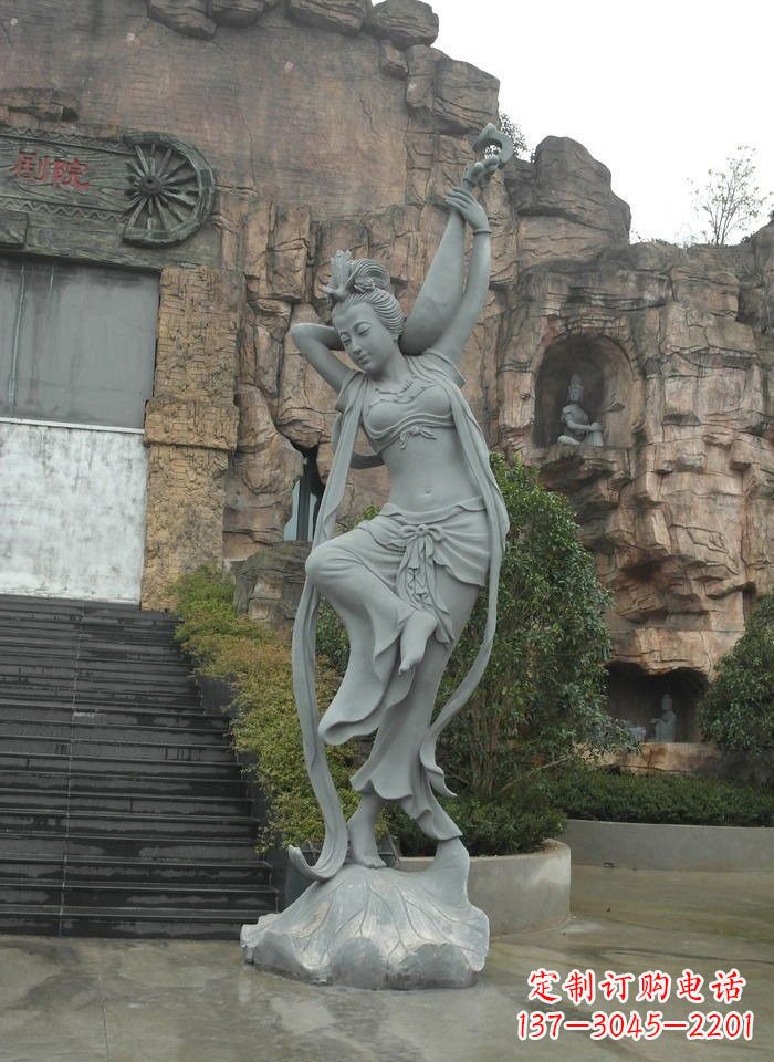 嘉兴琵琶飞天人物石雕