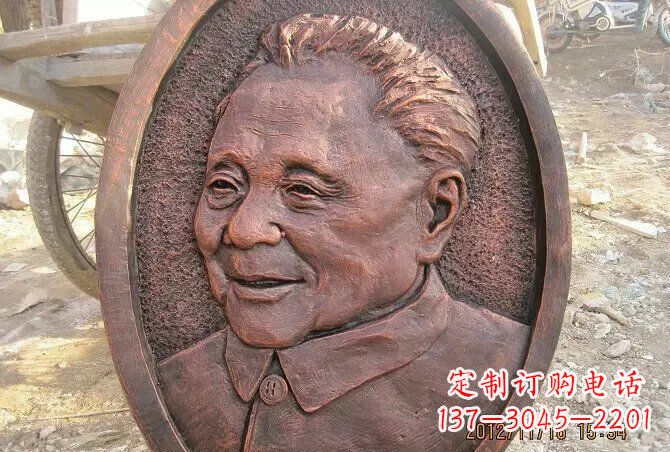 嘉兴传承历史，永记邓小平——邓小平头像铜雕塑