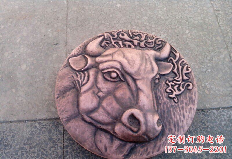 嘉兴锻铜十二生肖兽首雕塑