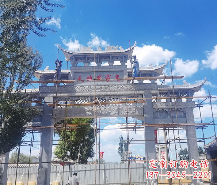 嘉兴牌坊雕塑品质精湛、精致耐看