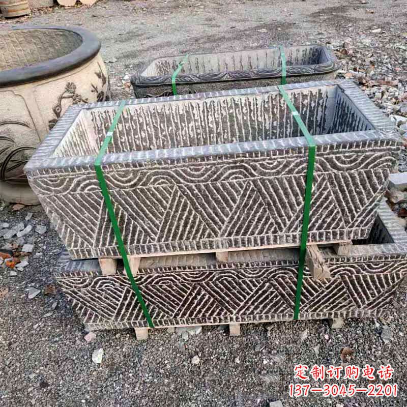 嘉兴方形手工雕刻石槽