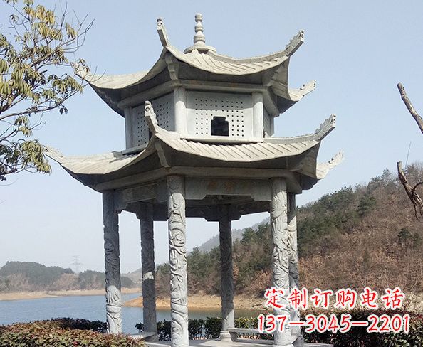 嘉兴古典凉亭石雕