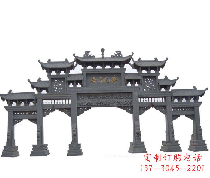 嘉兴产品名称仿古牌坊石雕