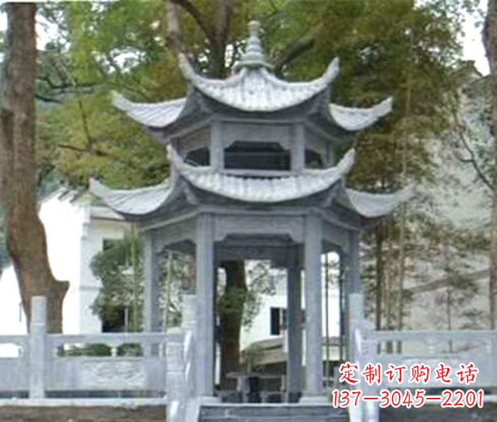 嘉兴中领雕塑凉亭石雕——传承古典精髓,融情于雕塑之中