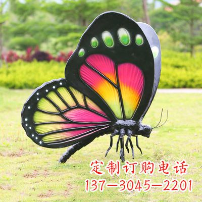 嘉兴仿真蝴蝶_品红色款405x78x110