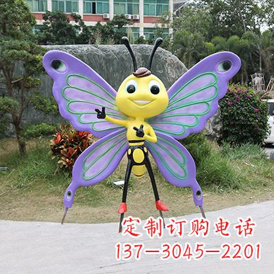 嘉兴仿真蝴蝶雕塑,精致多彩、灵动优雅