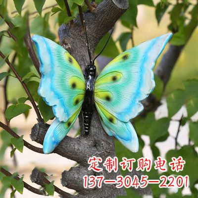 嘉兴蓝色蝴蝶雕塑