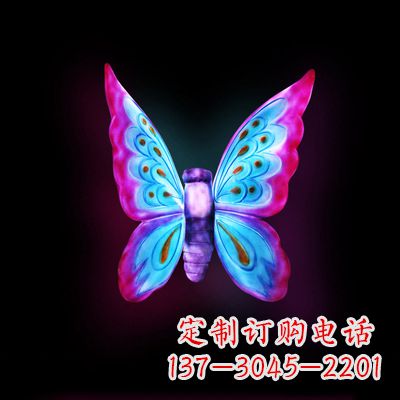 嘉兴璀璨发光蝴蝶雕塑