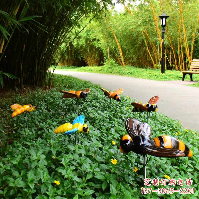 嘉兴中领雕塑自然蜜蜂雕塑