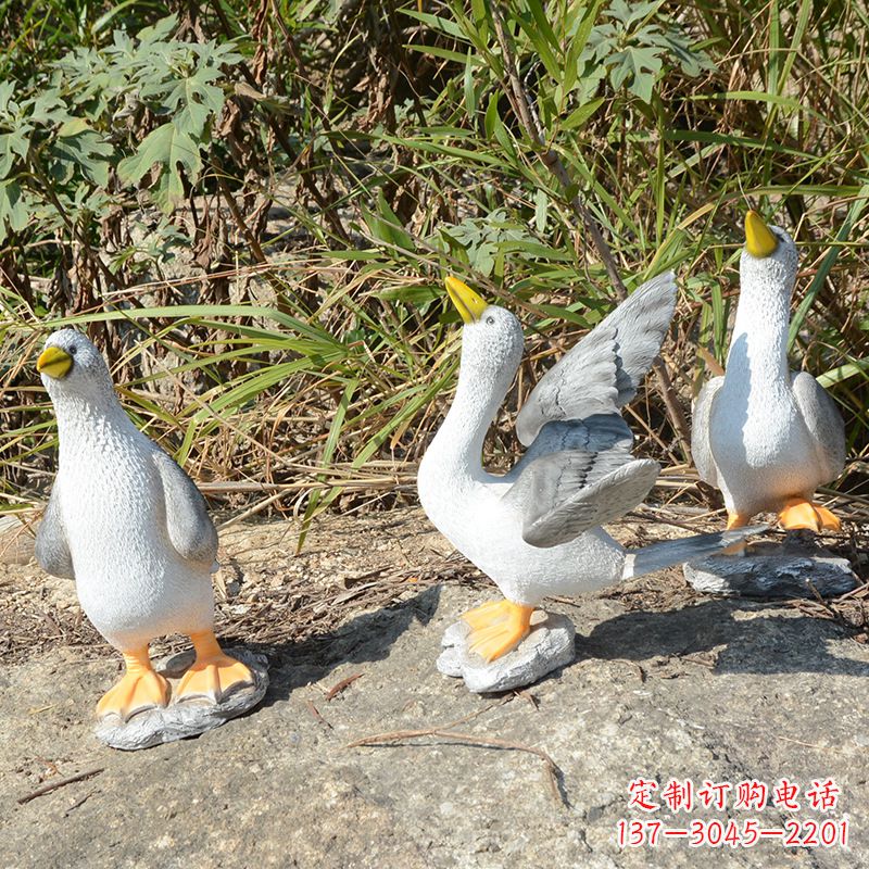 嘉兴象征和平的和平鸽雕塑