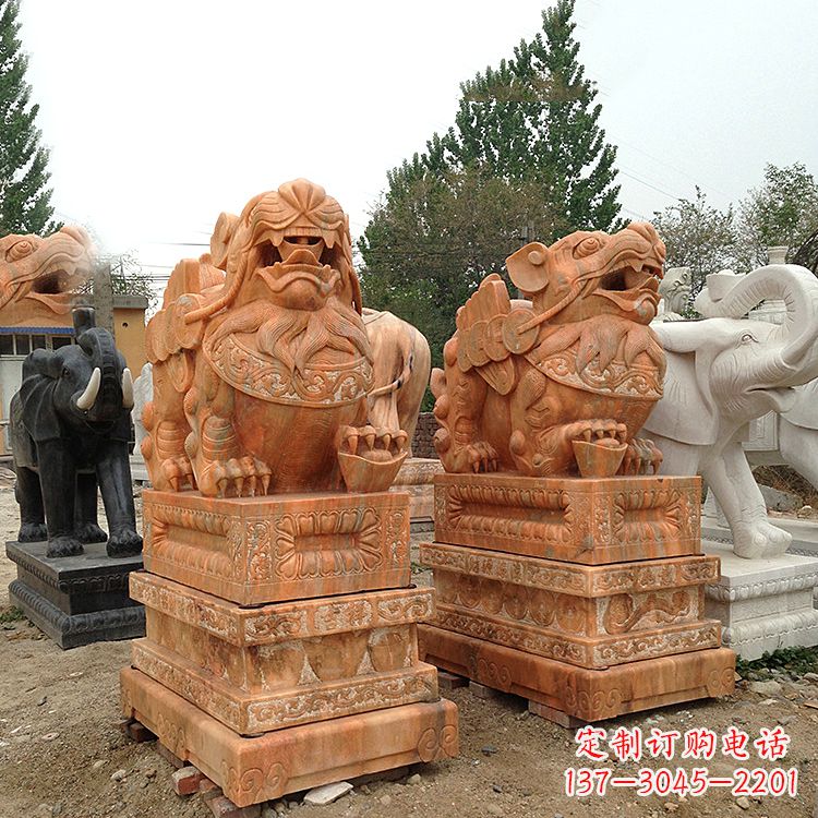 嘉兴豪华高饱和度貔貅雕塑