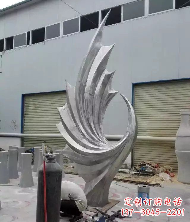 嘉兴 不锈钢凤凰抽象雕塑