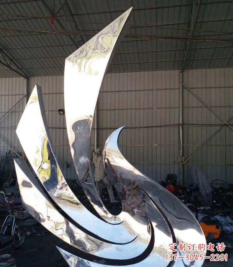 嘉兴精巧不锈钢和平鸽雕塑