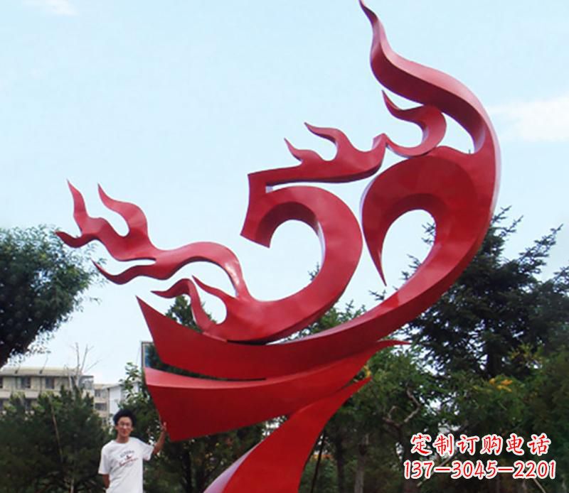 嘉兴梦幻飘带景观雕塑
