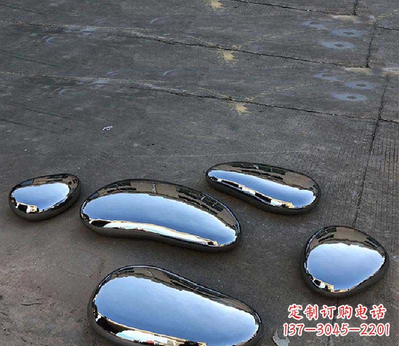 嘉兴不锈钢水滴景观雕塑美轮美奂,营造自然灵动