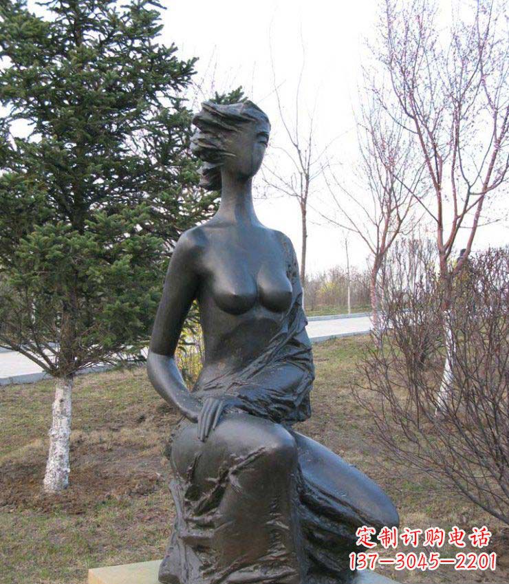 嘉兴庄重美丽的女人铜雕塑