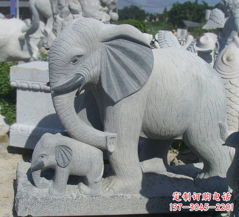 嘉兴雕塑艺术大象雕塑