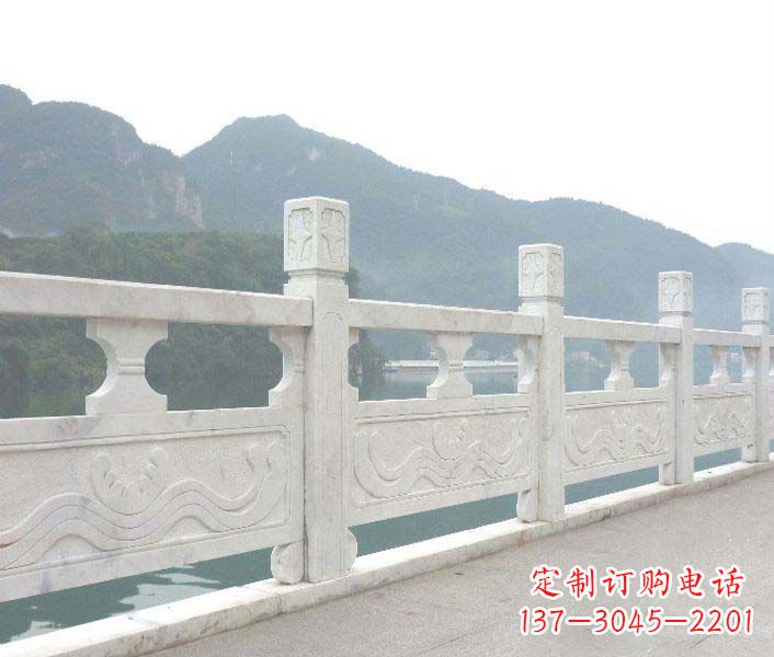 嘉兴高品质公园大理石栏板景观石雕
