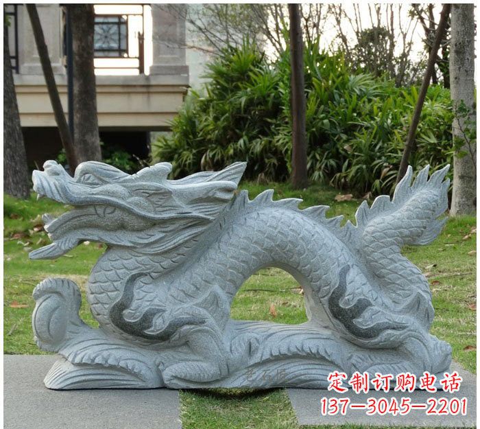 嘉兴精美雕刻的大理石龙雕塑