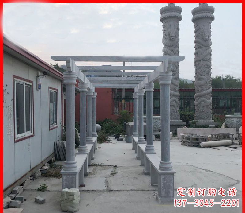 嘉兴公园大理石石雕长廊 (3)