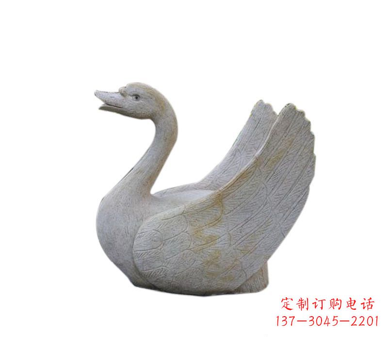 嘉兴中领雕塑 | 天鹅石雕景观喷泉