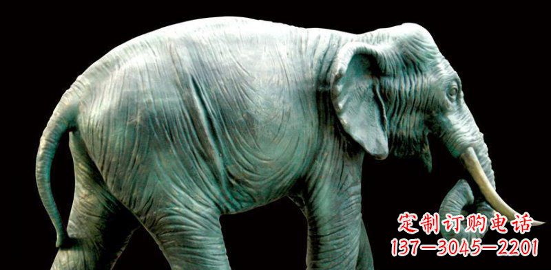 嘉兴铜雕大象——艺术精灵的完美融合