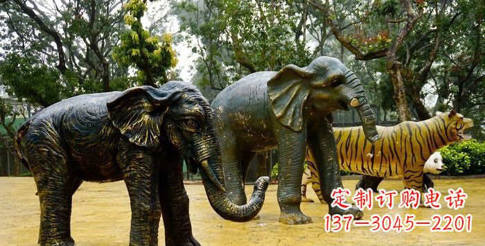 嘉兴大象雕塑铜雕
