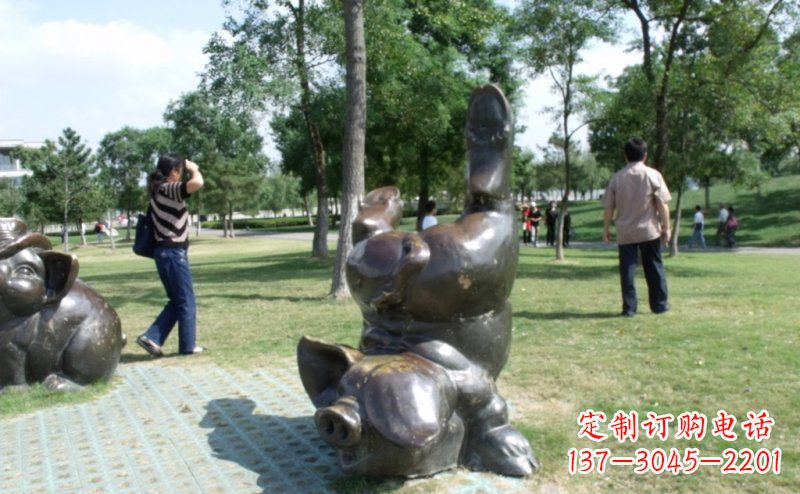 嘉兴产品名称中领雕塑铜质动物雕塑