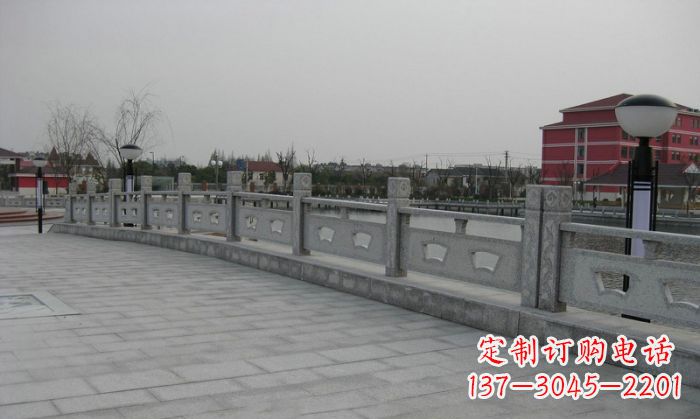 嘉兴公园仿古石栏板 (2)