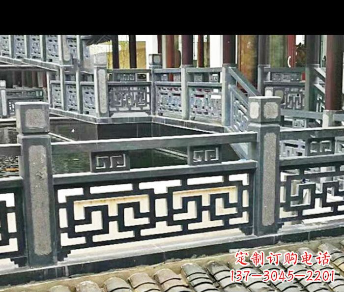 嘉兴中领雕塑精致仿古石栏板