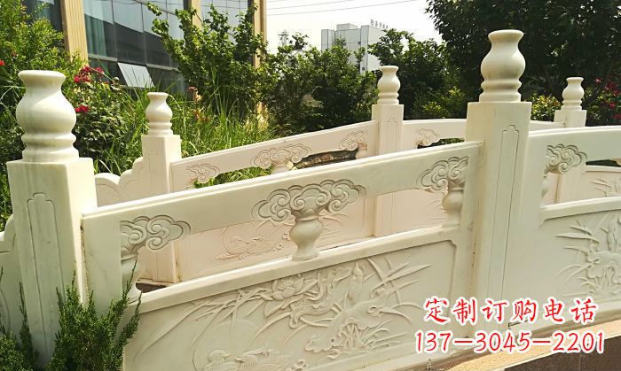 嘉兴公园汉白玉石拱桥 (3)